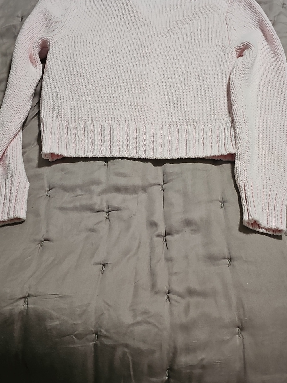 moon & madison Light Pink Button-Front Cropped Cardigan - Picture 2 of 4